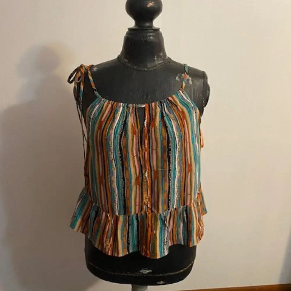 Honey Belle stripe tank, size Small